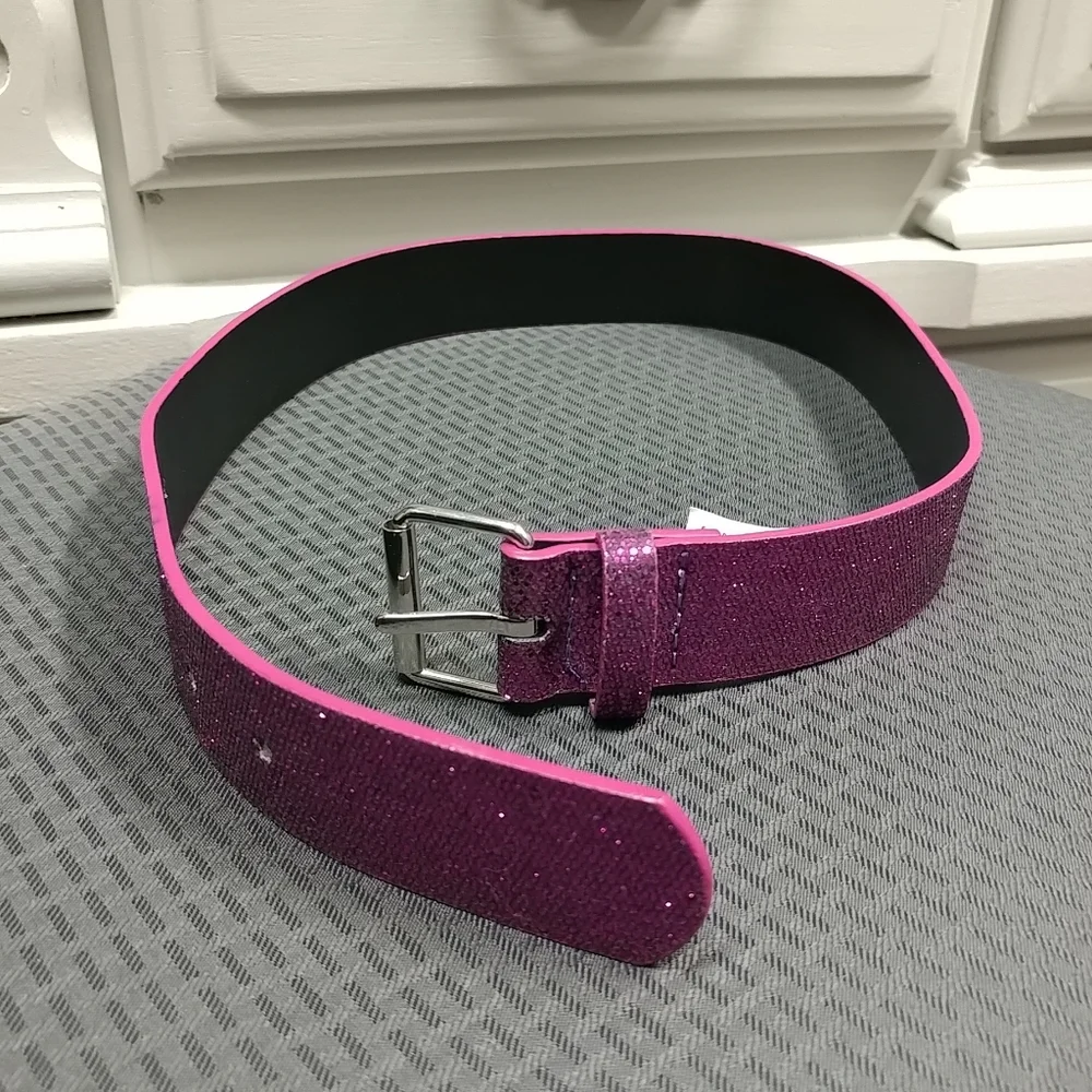 Children's Place Little Girls Belt 4-7 Pink Sparkle
